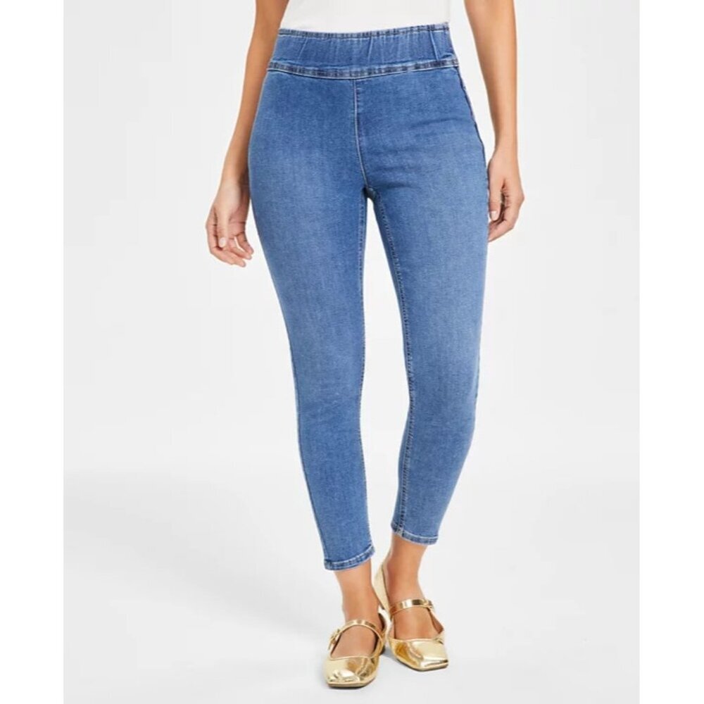 INC International Concepts Womens Size 8/29 Pull-On Skinny Cropped Jeans $59